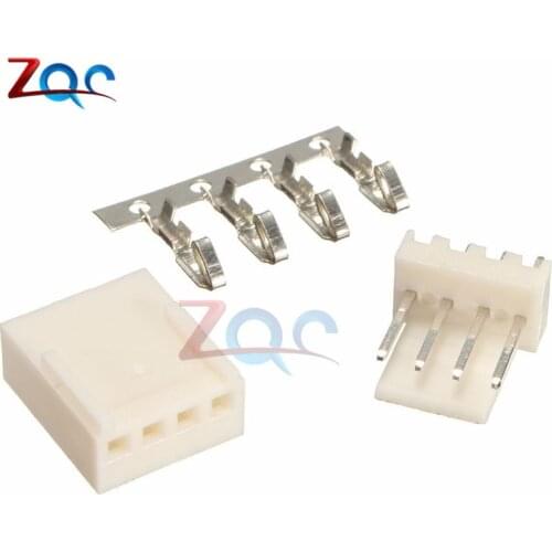 20set Kit4 Pin KF2510-4P KF2510 4P 2.54mm Pitch Terminal Housing Pin Header Connectors Adaptor Kits