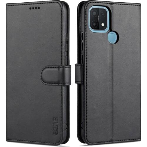 Luxury Wallet Leather Cover For OPPO A15 Case A35 Phone Cover Stand Card Pocket Cases For OPPO A35 Funda