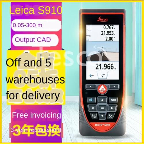 Leica S910 handheld laser rangefinder 300 meters high precision outdoor infrared electronic ruler handheld total station