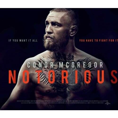 CONOR MCGREGOR Art Film Print Silk Poster Home Wall Decor 24x36inch