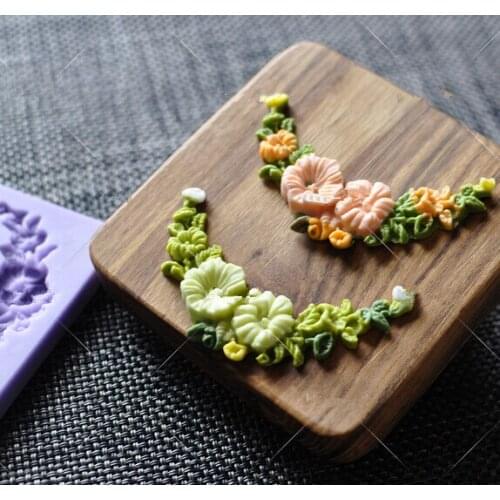 Silicone Mold Flower - resin, clay, fondant, gum paste, candy, chocolate, soap