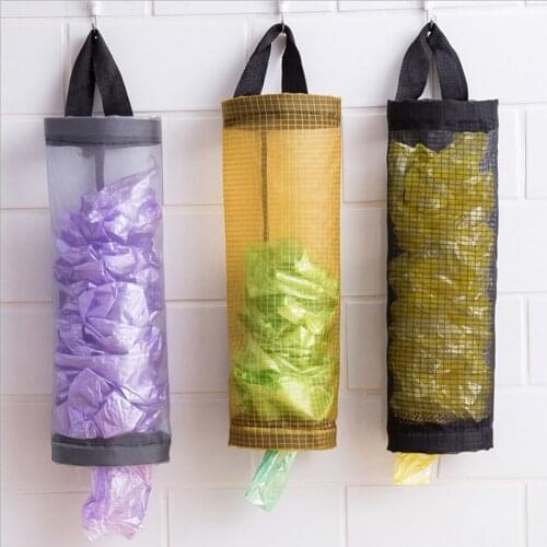 Kitchen Garbage Bag Grocery Storage Bag Holder Wall Hanging Bag Storage Bag Shopping Bag kitchen Bathroom storage bag