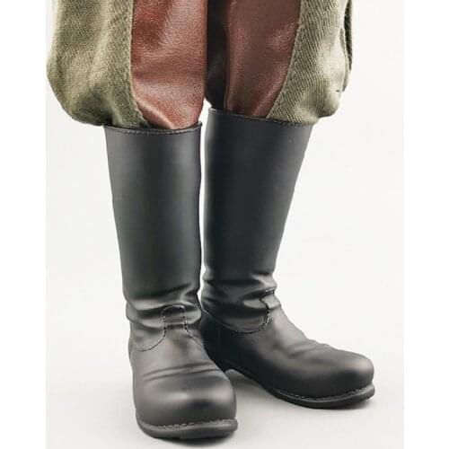 ZYTOYS (ZY1022) 1/6 Scale Male Soldier Riding Boots German High Boots Model For Woman Action Figure Accessories