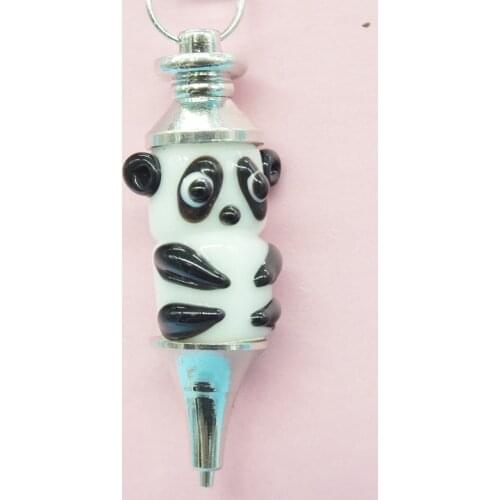 SUPER LOW PRICE ! 1PCS / lot Animal Glass Dowsing Pendulum Pendant Healing Divination Tool