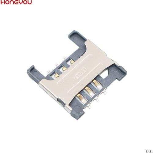 10PCS/Lot For Lenovo A298T A288T A336 / For ZTE V880 SIM Card Reader Holder Tray Slot Socket