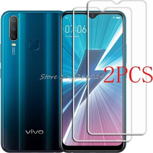 2PCS for Vivo Y15 6.35" Tempered Glass Protective FOR Y12i U3x U10 Y17 Y5s Y11 Y12 Y3 Standard Screen Protector Film phone Cover