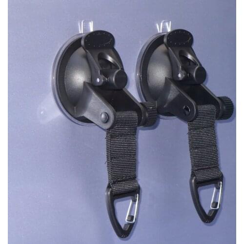 2 Pcs Suction Cup Tie Downs Suction Cup Mount for Smooth Fiberglass Surfaces Like Glass Boats SUPs Cars and Campers Wall Hanger