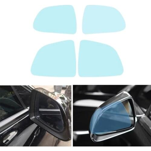 2Pcs Car Rearview Mirror Rainproof Film Waterproof Anti-fog Film for Model 3 Y Glass Rainproof Nano Coating Safe Driving