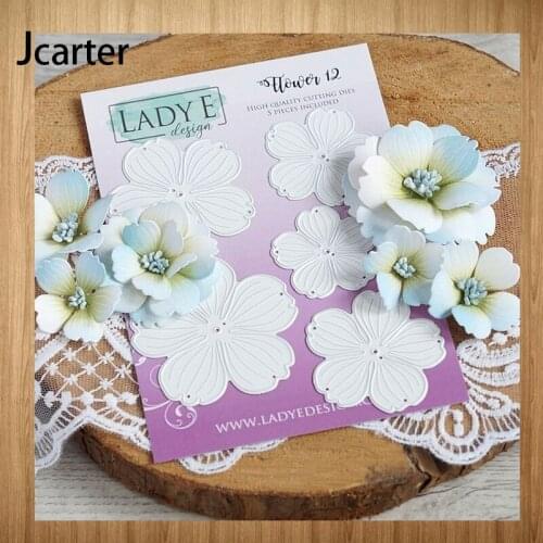 2021 New Arrival Metal Cutting Dies Petal Flowers Craft Handmade Knife Mould Blade Punch Stencils Dies Cut Scrapbooking Model