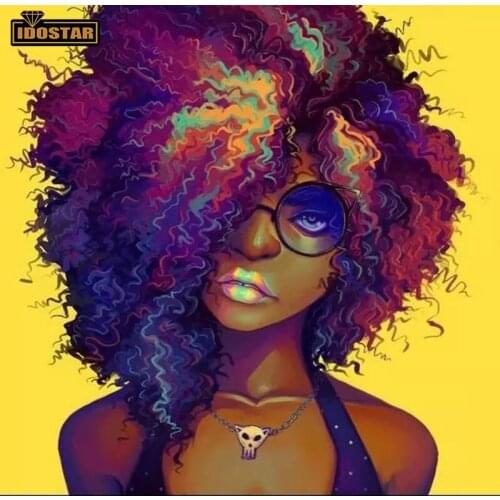 5D Diy Diamond Painting Fashion girl Cross Stitch Rhinestone Diamond Embroidery Patchwork Mosaic Kit art wall Decor gift