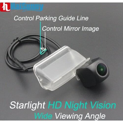 Car Fisheye Lens Night Vision Backup Rear View Camera Waterproof For Peugeot 206 207 307 407 Toyota Camry Verso 2012 Vios 2014