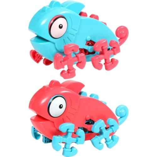 Animals DIY Toy Model Safety Material Electric Assembly Blocks Non-toxic Material Creativity Interesting Gift Children 69HE