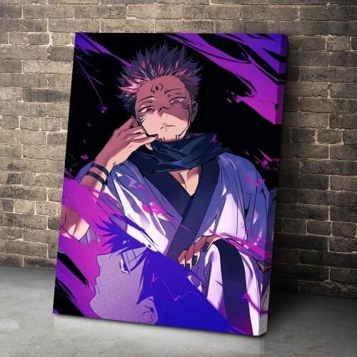 HD Prints Pictures Jujutsu Kaisen Canvas Paintings Anime Character Modular Poster Home Decoration For Bedroom Wall Art Framework