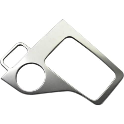 Stainless Button Gear Panel Cover Trim Gear Shift Frame Car Accessories for Ford Ranger Everest Endeavour T6 2015-2019