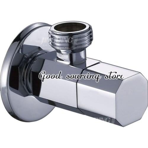 Brass one inlet one outlet angle valve