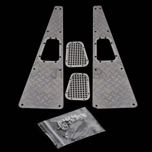 Metal TRX 4 Anti-skid Plate Intake Grille for 1:10 RC Crawler Traxxas TRX-4 TRX4 RC Model Car Upgrade Parts