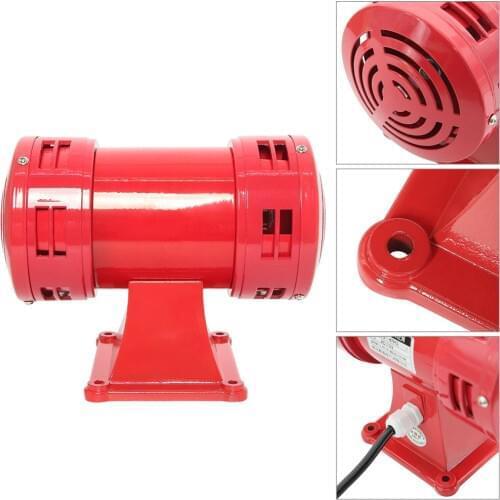 MS-490 AC 110V / 220V 120db Motor Driven Air Raid Siren Metal Horn Double Industry Boat Alarm