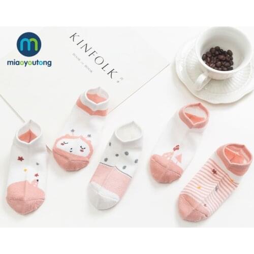 5 Pair Cartoon Mesh Thin Cotton Newborn Boy Kids Socks Baby Girls Socks Girls Baby Socks Skarpetki Infant Miaoyoutong