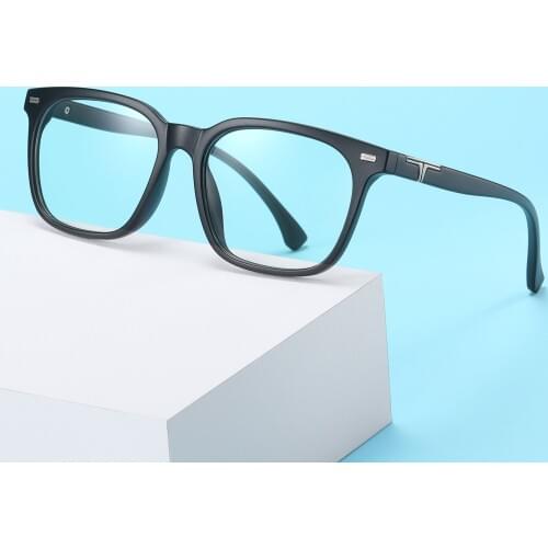 Blue Light Blocking Computer Glasses Anti-blu Ray Eyeglasses Optical Spectacles Oversized Square Eyewear Frames for Men Women