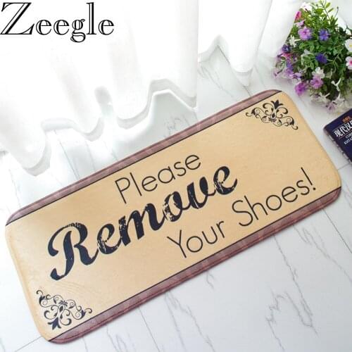 Anti-slip Long Kitchen Mat Bedroom Bedside Carpet Modern Entrance Doormat Living Room Carpets and Rugs Front Entrance Door Mat