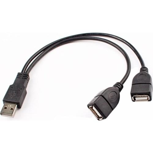 Cable HUB USB 2.0 A Male to 2 Double Dual USB Female Splitter Charger #79972