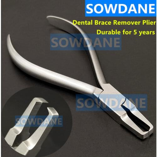 Dental Orthodontic Bracket Remove Plier Dental Ortho Brace Brackets Remover Removing Forcep Straight Tip Dentist Instrument Tool