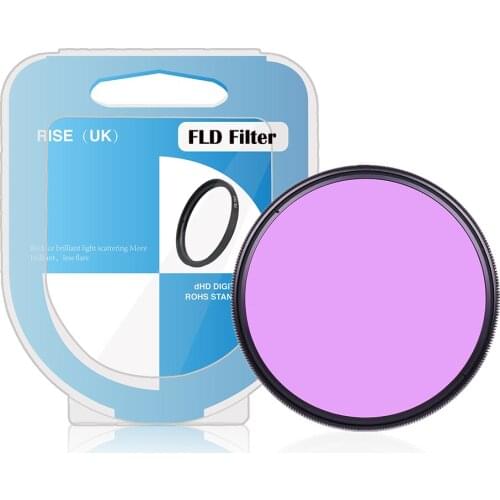 RISE(UK) 37/40.5/43/49/52/55/58/62/67/72/77MM Florescent Lighting Daylight FLD Filter with box for DSLR SLR Camera lens