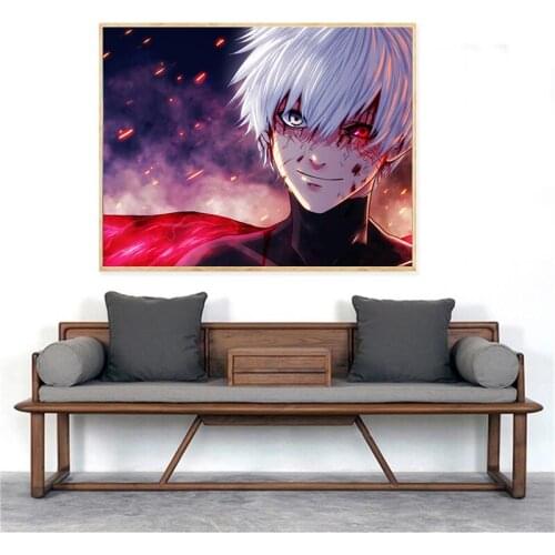 Tokyo Ghoul Art Prints Original Canvas Artwork 50 x 70 cm,No Frame
