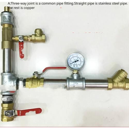 Tunnel foam fire hydrant box proportional mixer complete set of accessories foam bolt box fittings integrated