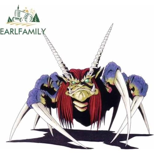 EARLFAMILY 13cm x 11.3cm for Tsuchigumo Motorcycle Car Bumper Window Stickers Vinyl DIY JDM Occlusion Scratch Windshield Decal