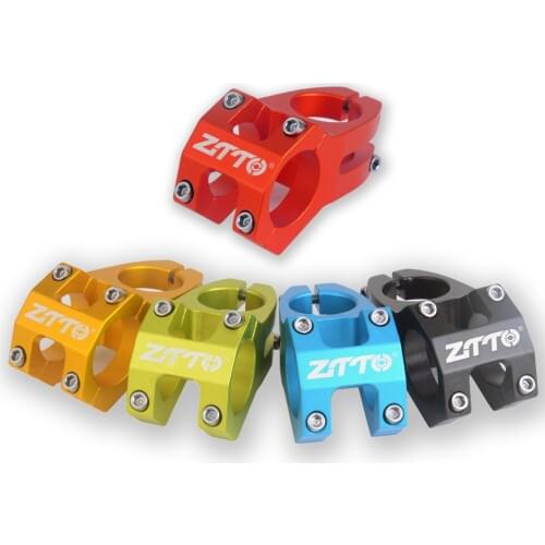 Bicycle Stem Wear-resistant MTB Bike Handlebar Stem 31.8mm Adjustable Aluminum Short Handlebar Stem Riser Fixed Bike Bar Stem