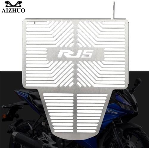 YZF R15 Motorcycle Radiator Grille Grill Guard Protector Cover FOR YAMAHA R15 V3 YZFR15 YZF-R15 2017-2019 2020 2021 R15 LOGO