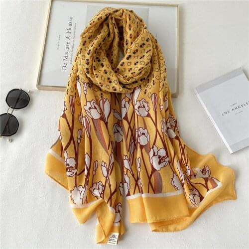 Warm Cotton Pashmina Scarf Hijab Women Luxury Print 180*90cm Autumn Winter Neckerchief Female Headscarves Shawl Wrap Bufanda