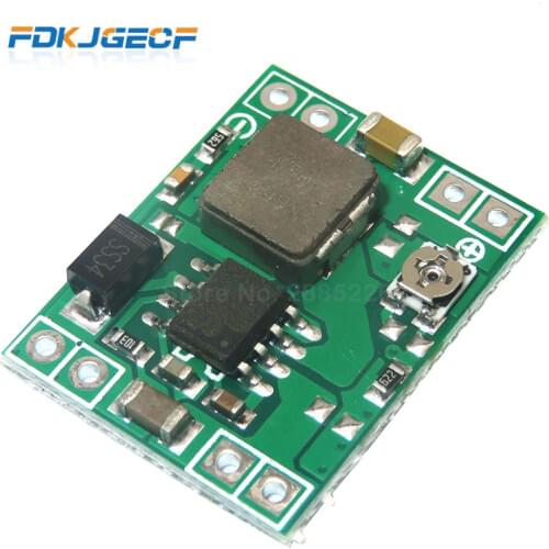 1pcs Ultra-Small Size DC-DC Step Down Power Supply Module 3A Adjustable Buck Converter for Arduino Replace LM2596