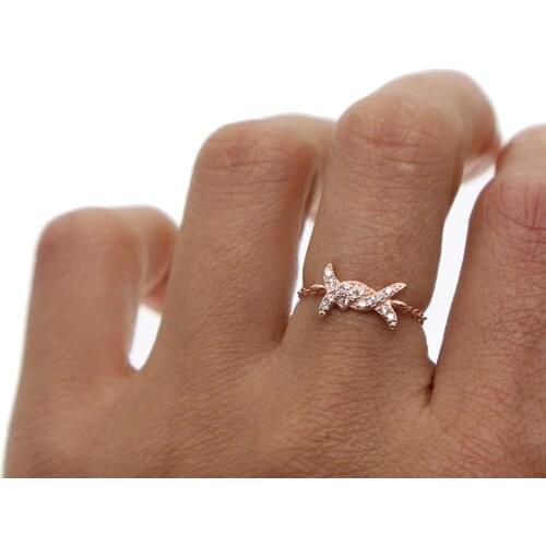 100% Authentic 925 Sterling Silver cross cz Chain Link Adjustable Female untique Rings for Women delicate dainty Fine Jewelry