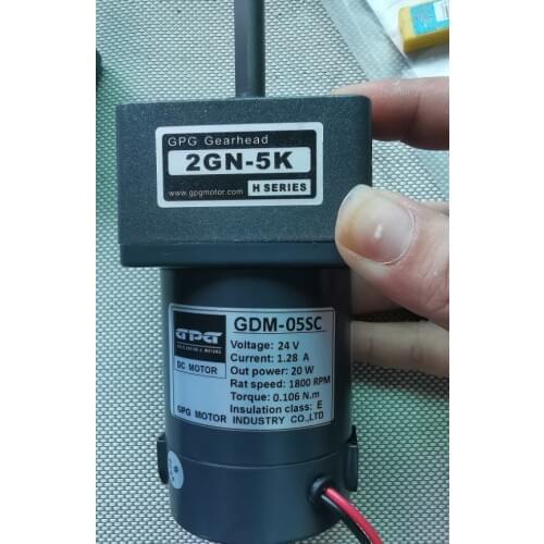 20w 24v 2gn 5k gpg dc motor