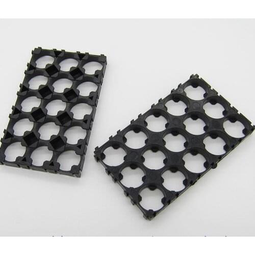 3*5 18650 Battery Holder Bracket Cell Safety Anti Vibration Plastic Cylindrical Brackets For 18650 Lithium Batteries