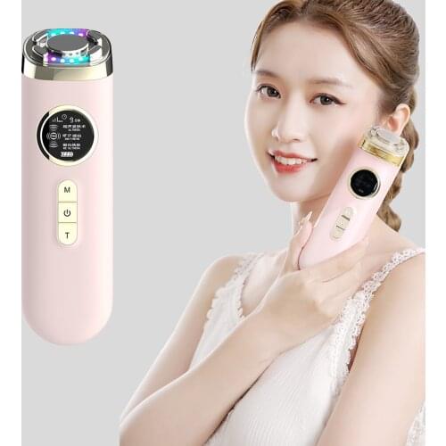 3 Modes EMS Red & Blue LED light Beauty Device for Face Massager Facial Lift Face Beauty Machine Radio Frequency LED Photon Skin