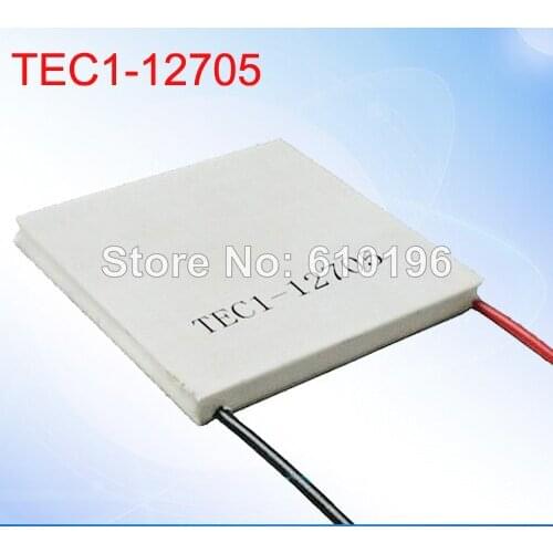 3PCS/LOT TEC1-12705 12V 60W 40*40 Cooler Cooling Thermoelectric Peltier Heatsink Refrigeration Plate