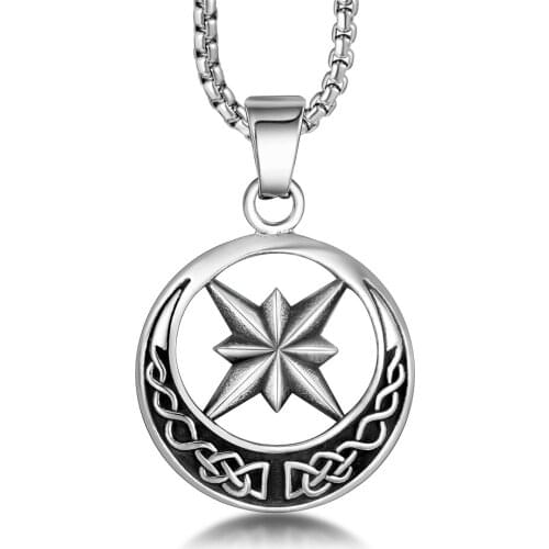 FATE LOVE New of 2020 Hot Sale Punk Male Men Pendants Necklaces Stainless Steel Chain Fashion jewelry