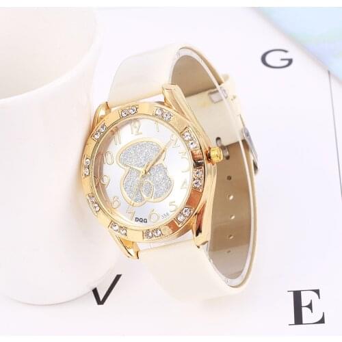 Relogio feminino 2019 New Women Watches Fashion Brand Bear Watch Women Casual Leather Belt Quartz Wristwatch reloj mujer