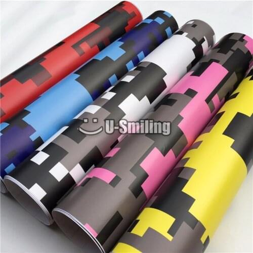 HD Digital Camouflage Vinyl Car Wrapping Camo Vinyl Wrap Film For Car Sticker Console Computer Laptop Skin Motorcycle