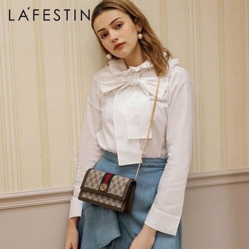 LA FESTIN Designer Classic Handbag 2021 New Retro Luxury Shoulder Bag Ladies Crossbody Purse Famous Women Chains Square bag