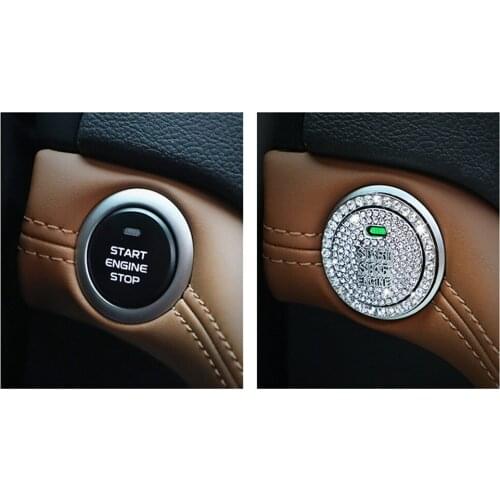 Adhesive Tape Button Sticker Bling White Crystal Rhinestones Decor Ring