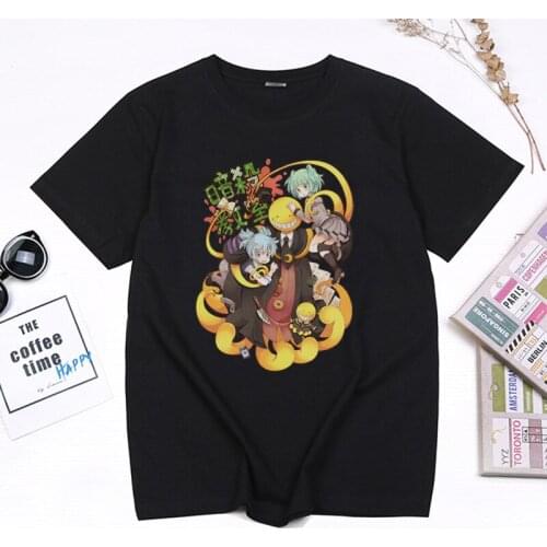 Cool Summer Anime T Shirt Assassination Classroom Graphic Korosensei Male Camisetas Harajuku Vintage Fashion Tops Tees Casual