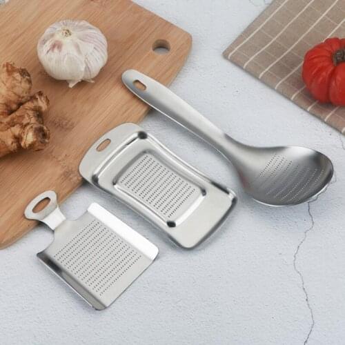 Kitchen Cooking Tools Stainless Steel Garlic Ginger Press Crusher Slicer Wasabi Chopper Cutter LX8816