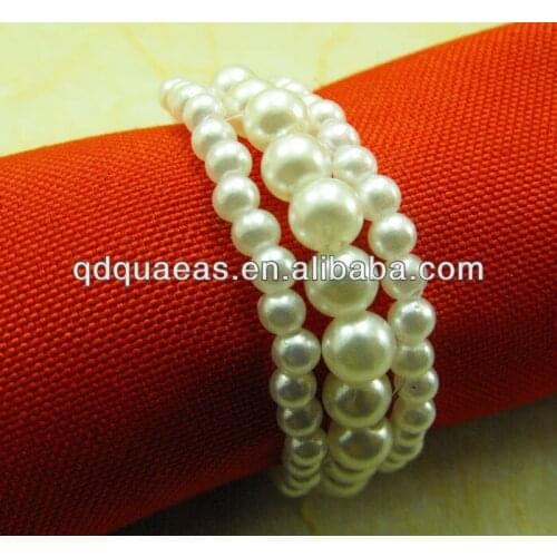 Wholesale napkin rings beaded wedding napkin holder