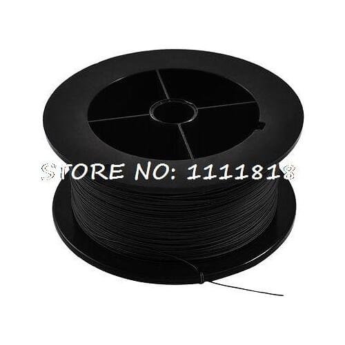 PCB Soldering Black Flexible 0.25mm Core Dia 30AWG Wire Wrapping Wrap 1000Ft