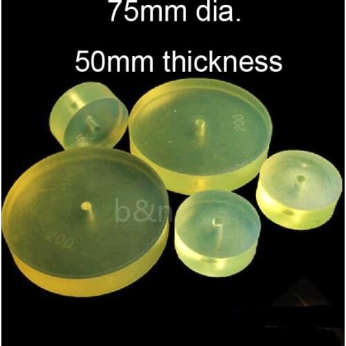 75mm dia. 50mm thick polyurethane crash pad cushion Fender cushion rubber PU shock pad ring washer punch block RUBBER SPRING