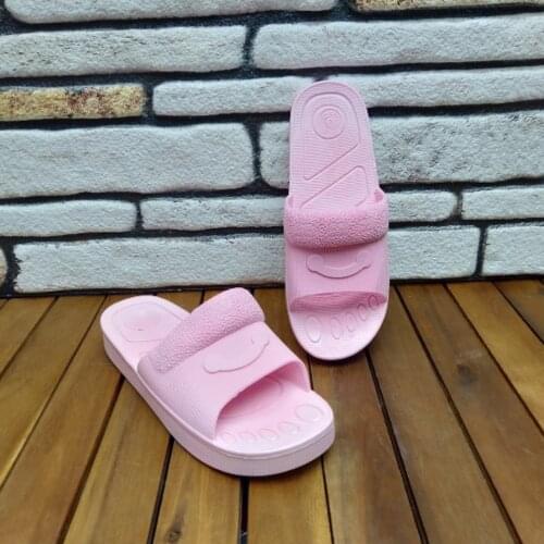 Women Slippers Slide Sandals Summer Pink Beach Bathroom Pool Ladies Heels Shoes Flip-Flops Non-Slip